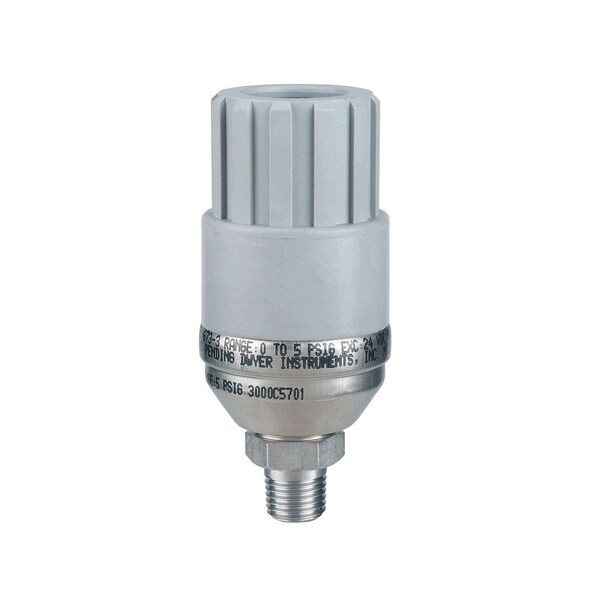 Pressure transmitter, range 0-500 psi.